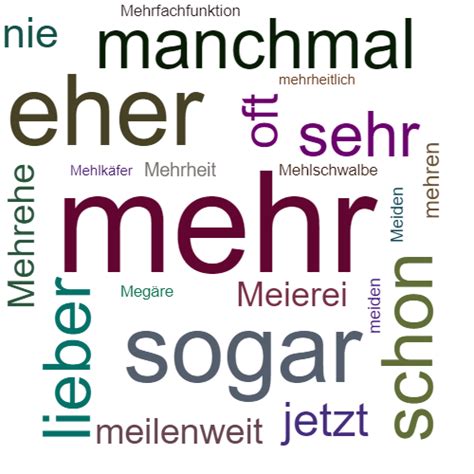 anderes wort für mehr als.